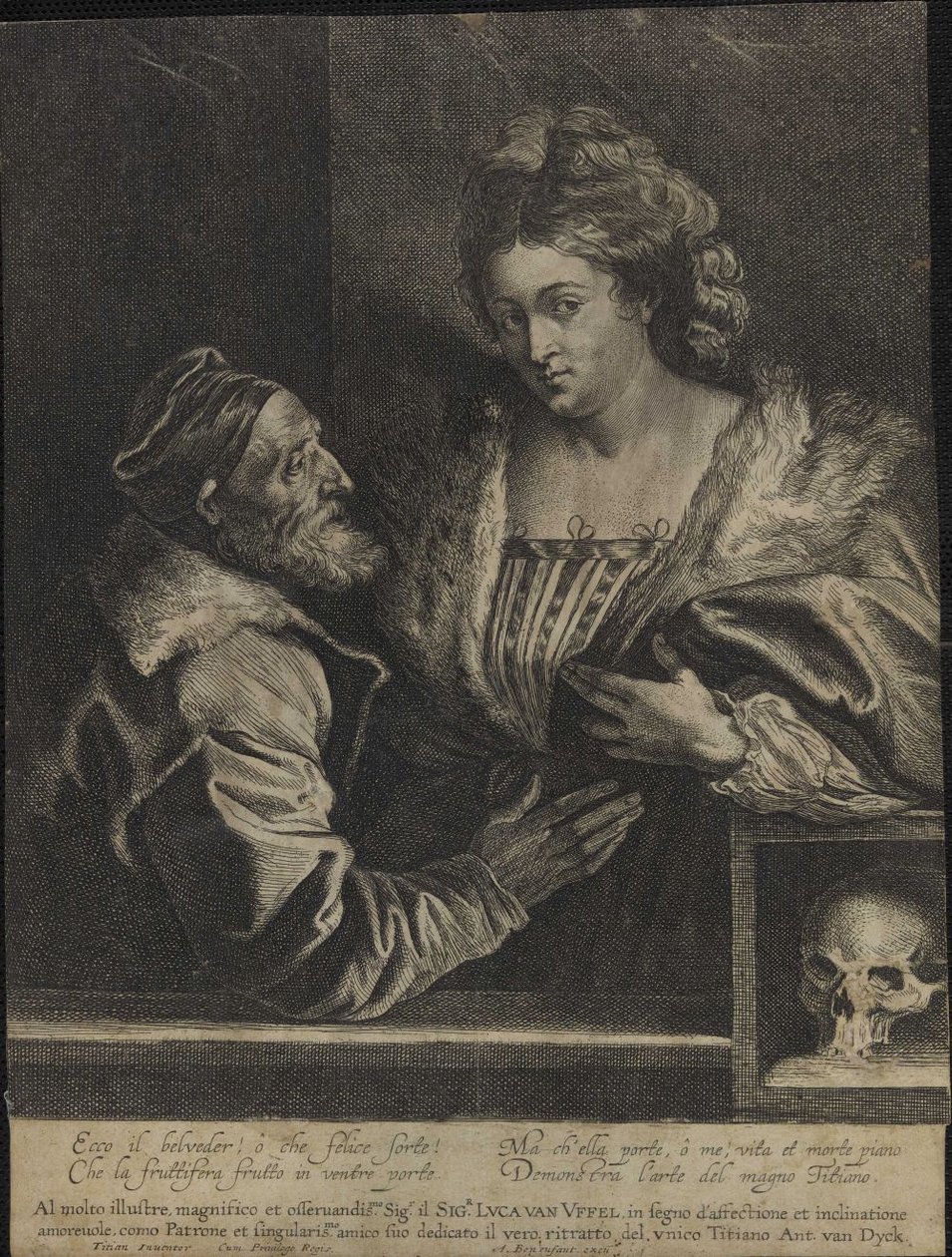 Tiziano e la sua amante da Anthony van Dyck