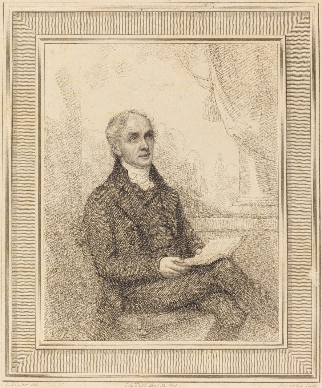 John Augustus Tulk da Anthony Cardon after Joseph Slater