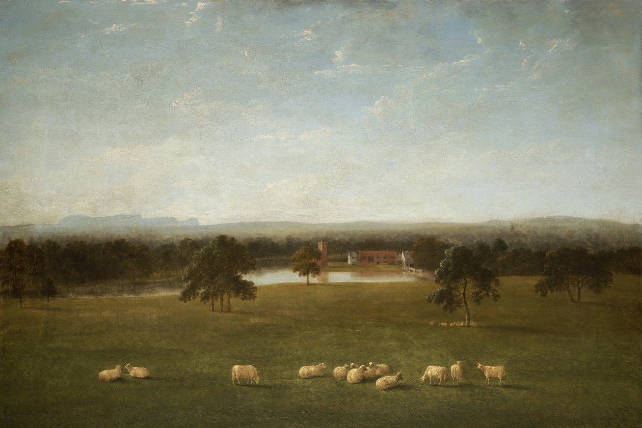 Tabley: La Vecchia Sala dal Parco da Anthony Devis