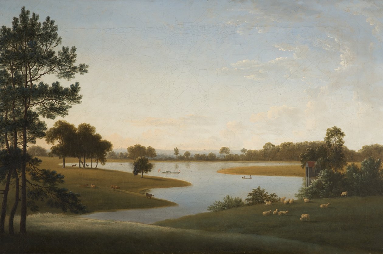 Tabley: Il Parco e il Lago da Anthony Devis