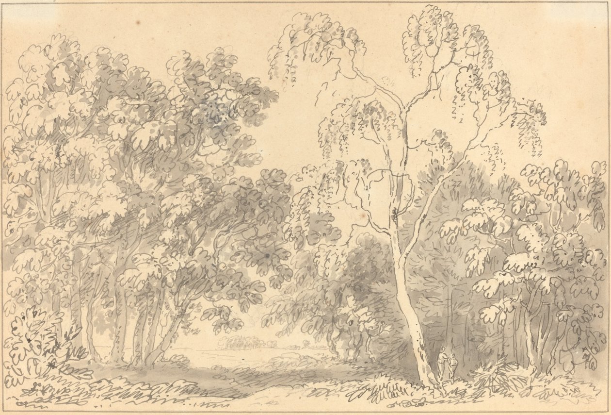 Paesaggio boscoso da Anthony Devis