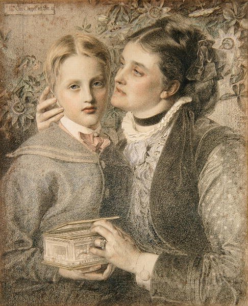 Signora Tom Chappell e Figlio da Anthony Frederick Augustus Sandys