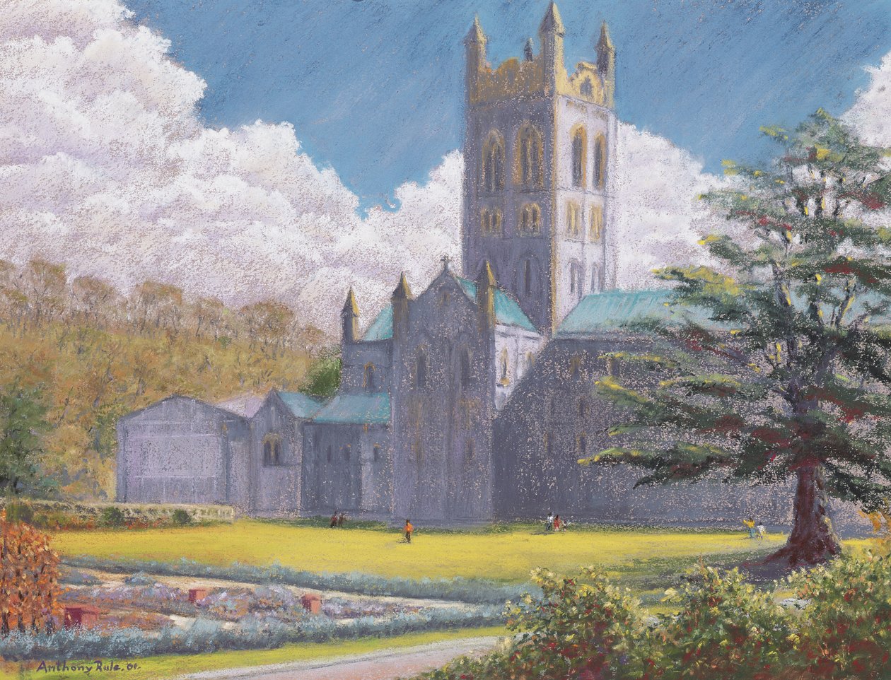 Inizio primavera, Abbazia di Buckfast, 2001 da Anthony Rule