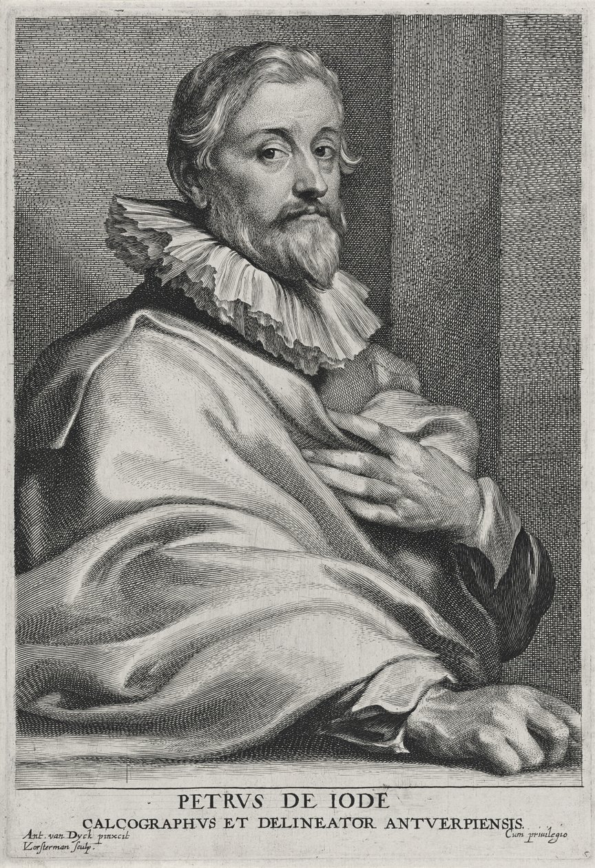 Pieter de Jode [il Vecchio] da Anthony van (after) Dyck