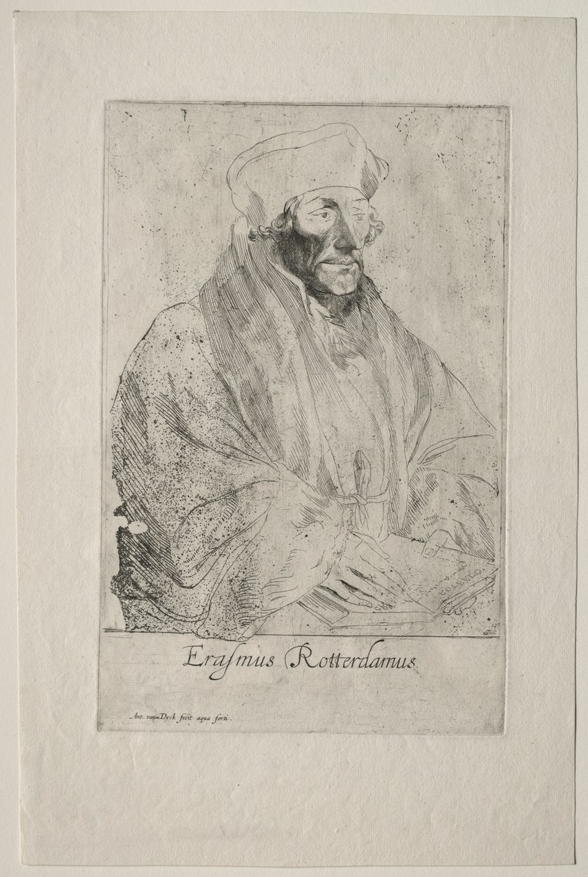 Desiderius Erasmus di Rotterdam da Anthony van Dyck