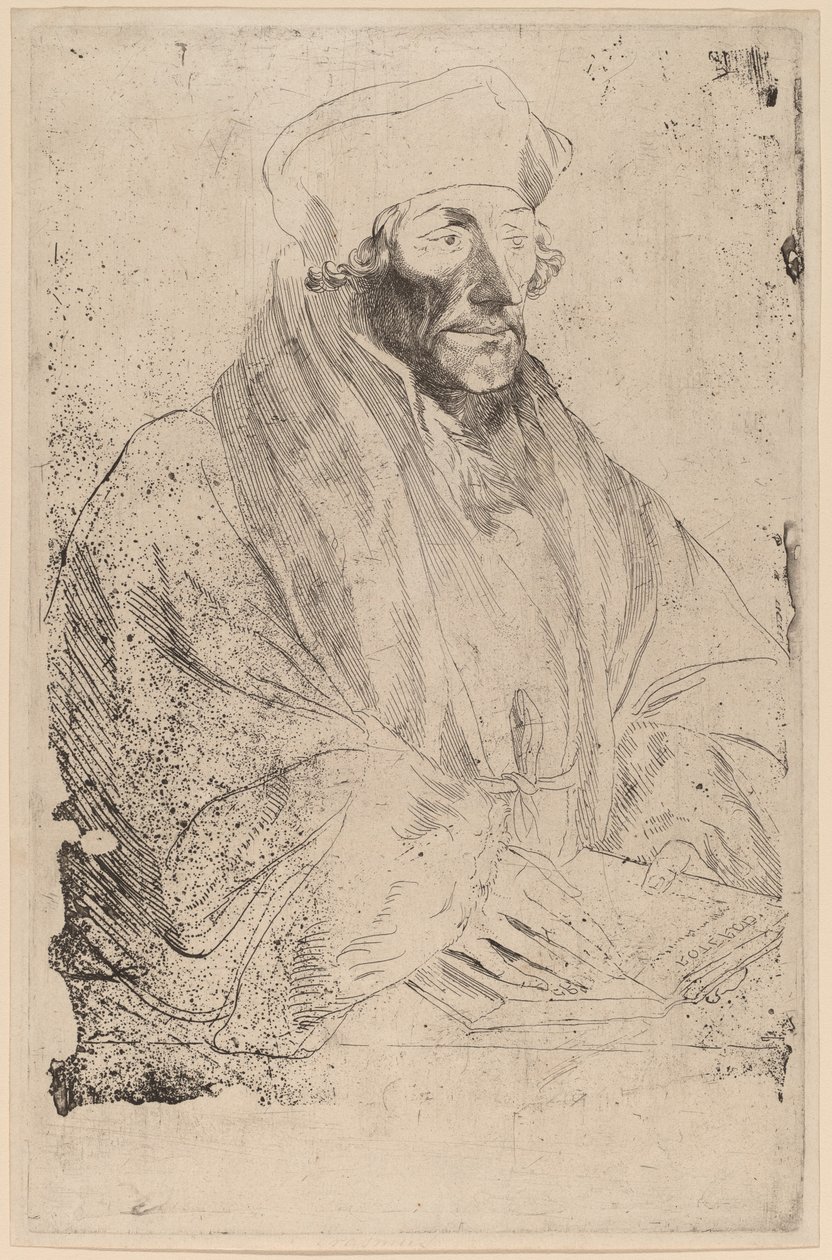 Erasmo da Rotterdam, probabilmente 1626-1641 da Anthony van Dyck