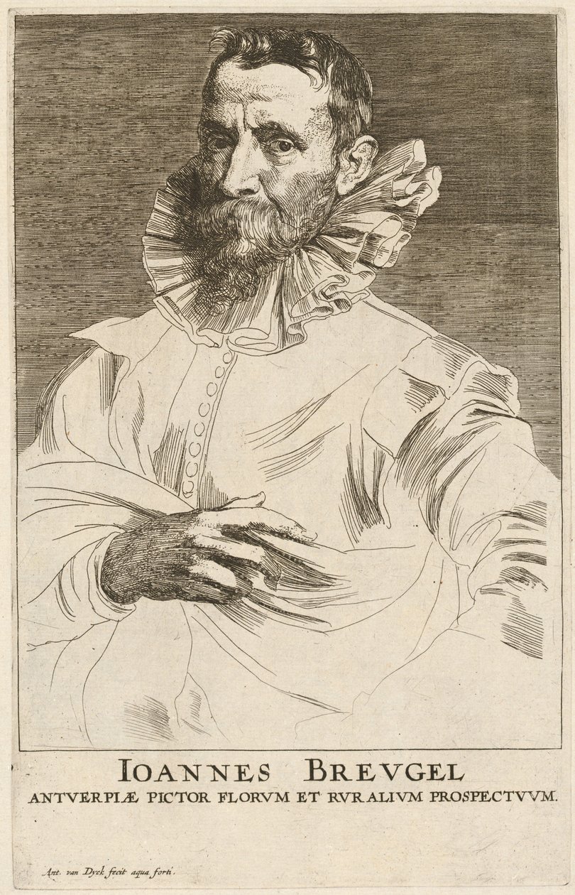Jan Bruegel il Vecchio, probabilmente 1626-1641 da Anthony van Dyck
