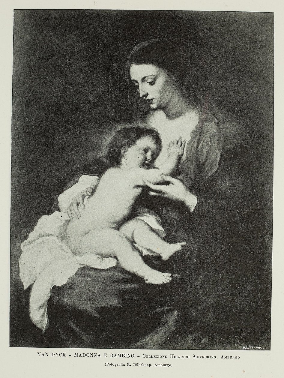 Madonna con Bambino da Anthony van Dyck