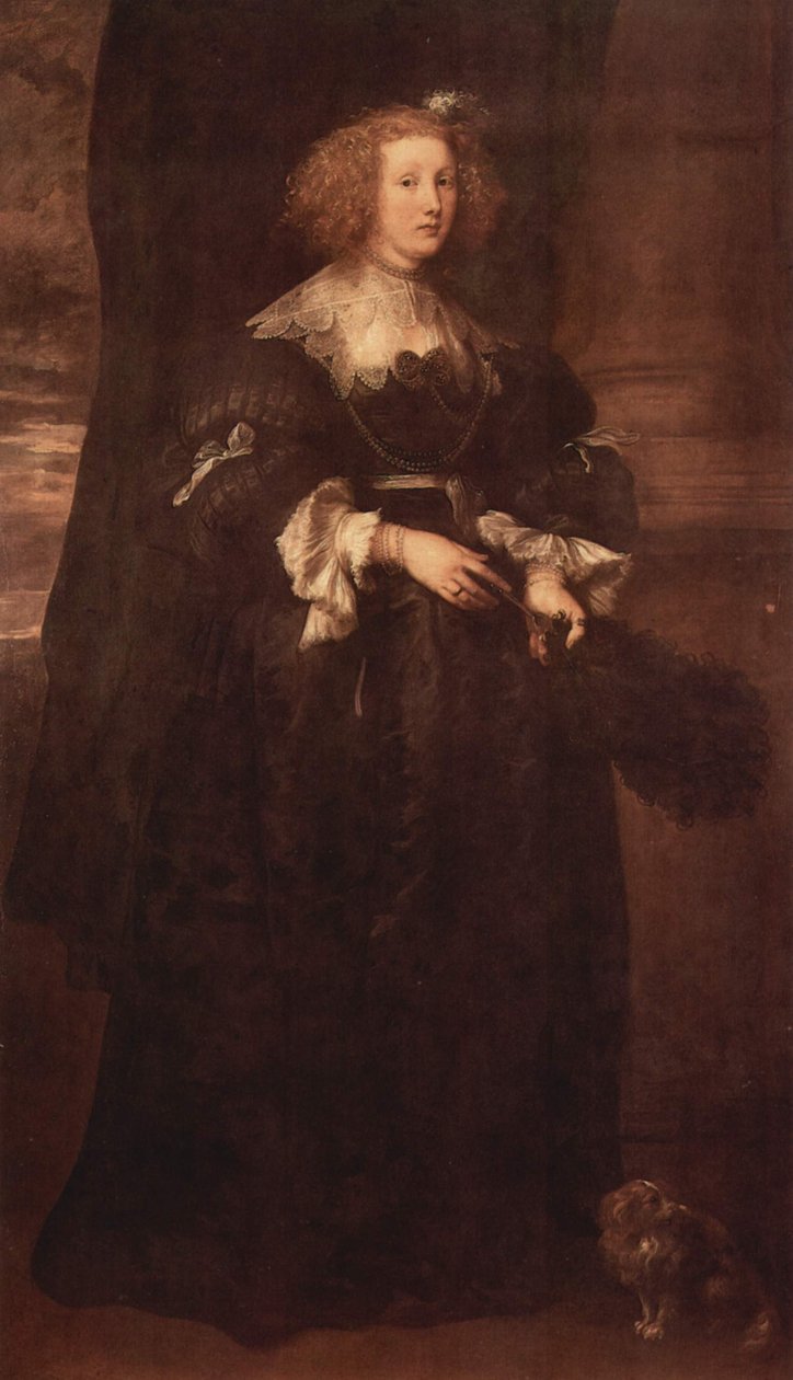 Ritratto di Maria de Raet da Anthony van Dyck