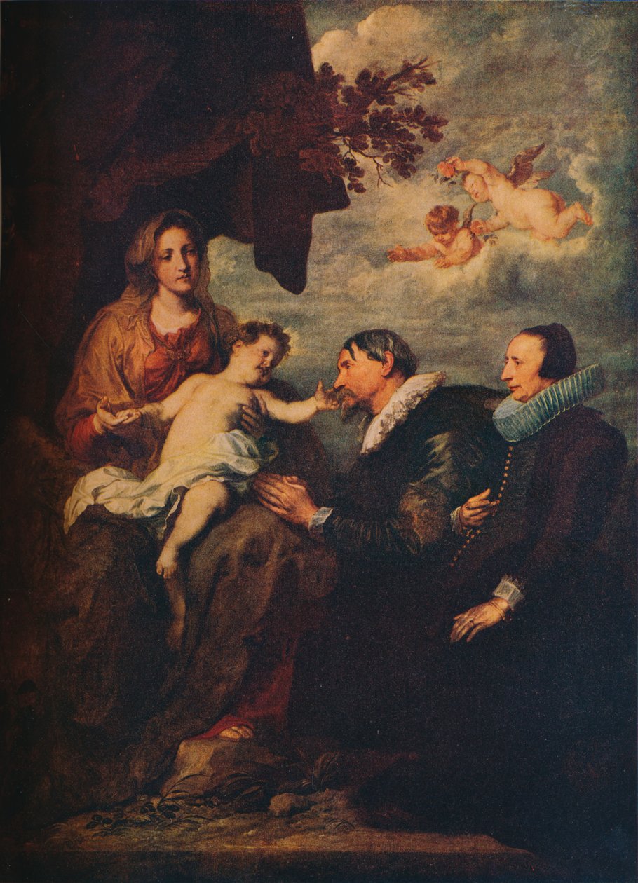 La Vergine con i donatori da Anthony van Dyck