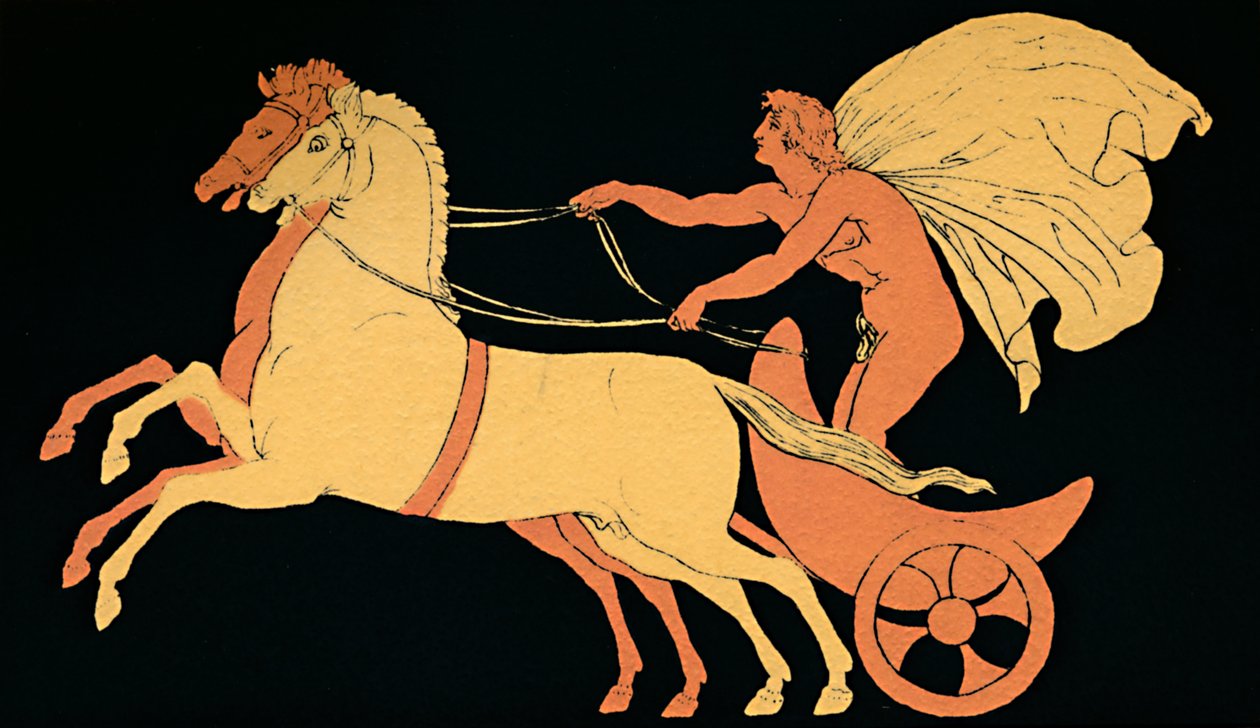 Corsa delle bighe, 1880 da Antique