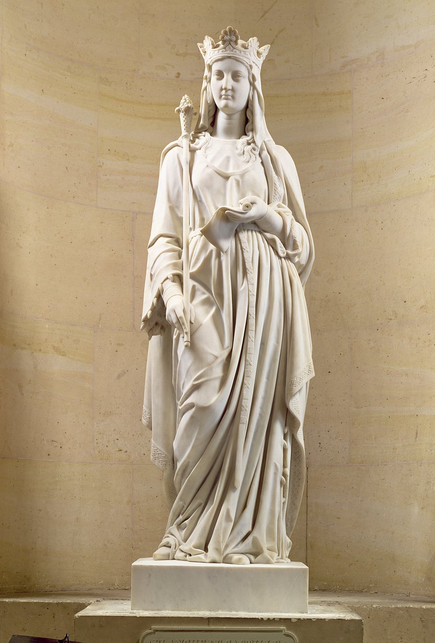 Bianca di Castiglia (1188-1252) Regina di Francia, 1837 da Antoine Etex