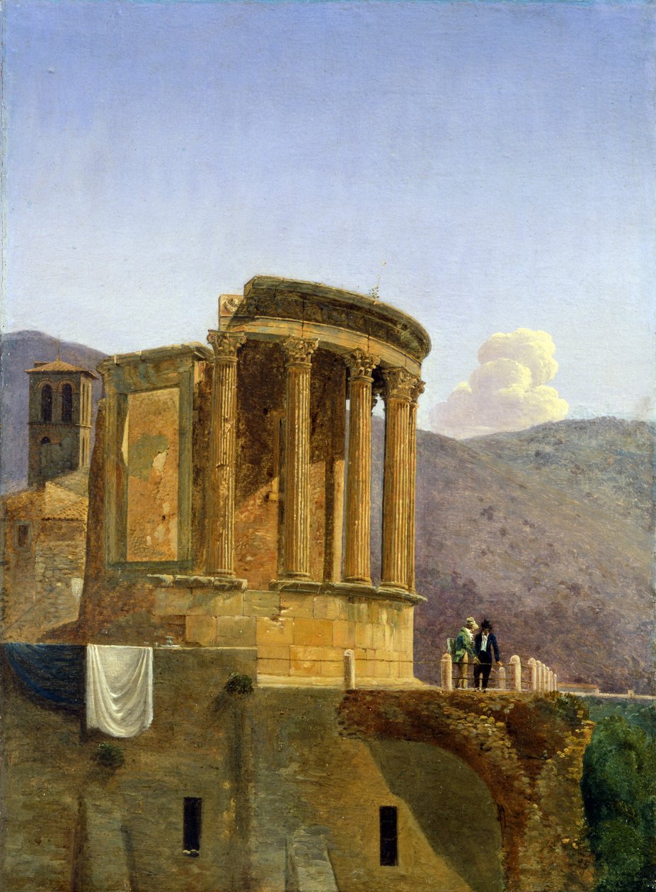 Il Tempio di Vesta a Tivoli da Antoine Fèlix Boisselier