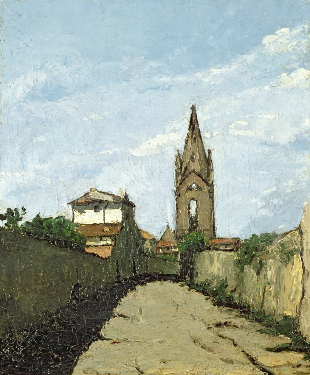La Chiesa del Villaggio da Antoine Fortune Marion
