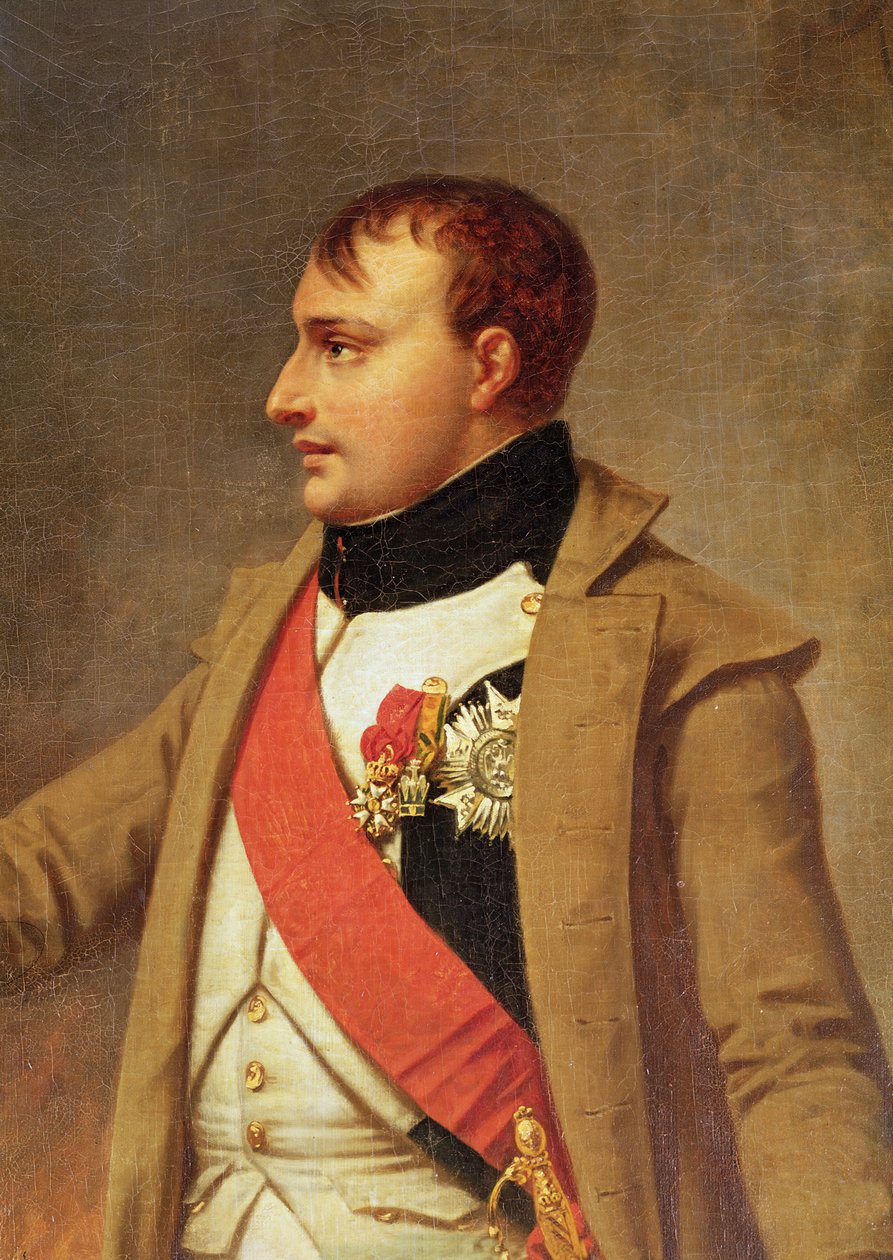 Dettaglio di Napoleone che incontra Francesco II dopo la Battaglia di Austerlitz, c.1812 da Antoine Jean Gros