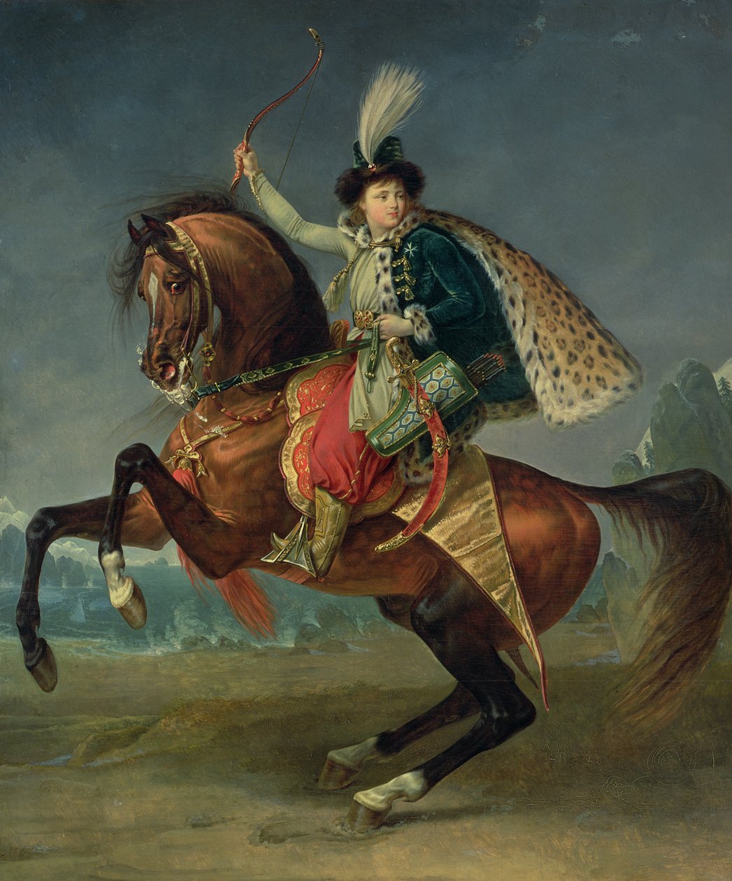Principe Boris Nikolaevich Yusupov, 1809 da Antoine Jean Gros