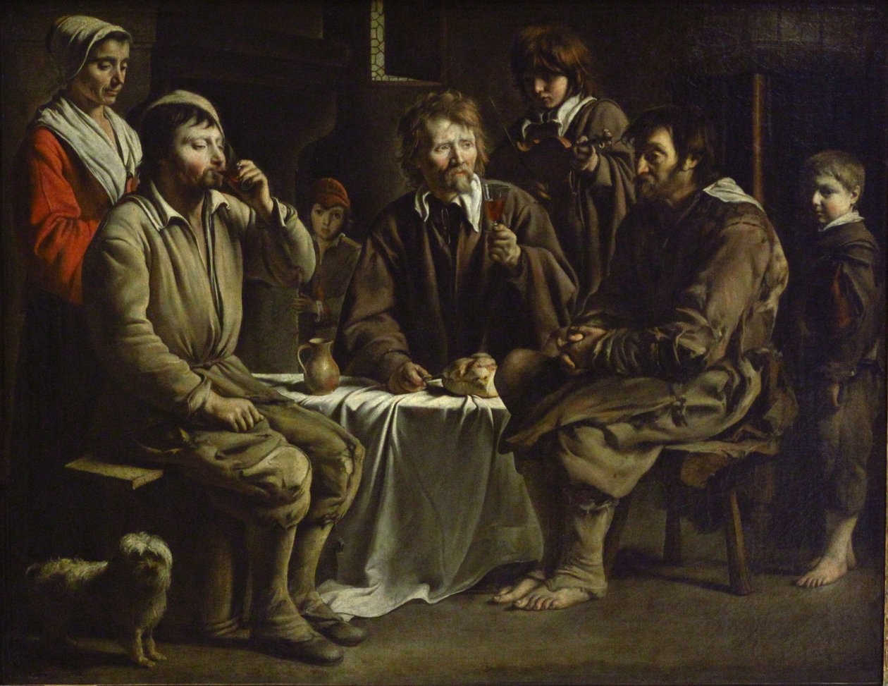 Pasto dei contadini da Antoine Le Nain