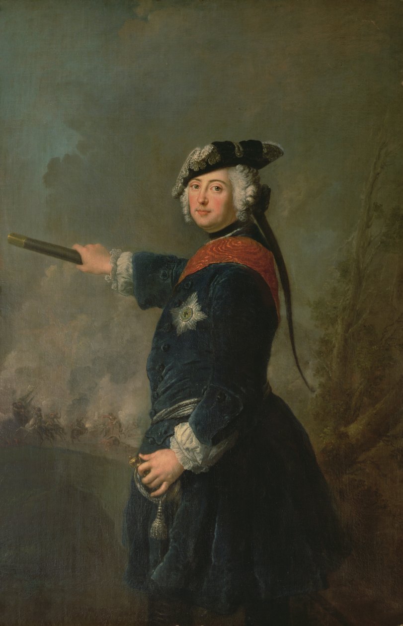 Re Federico II il Grande di Prussia, 1746 da Antoine Pesne