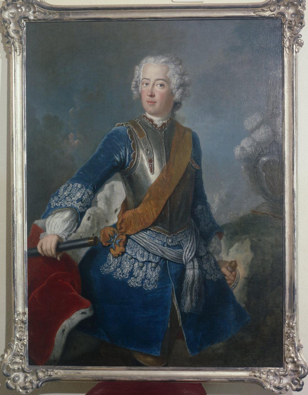 Il principe ereditario Federico II, c.1736 da Antoine Pesne