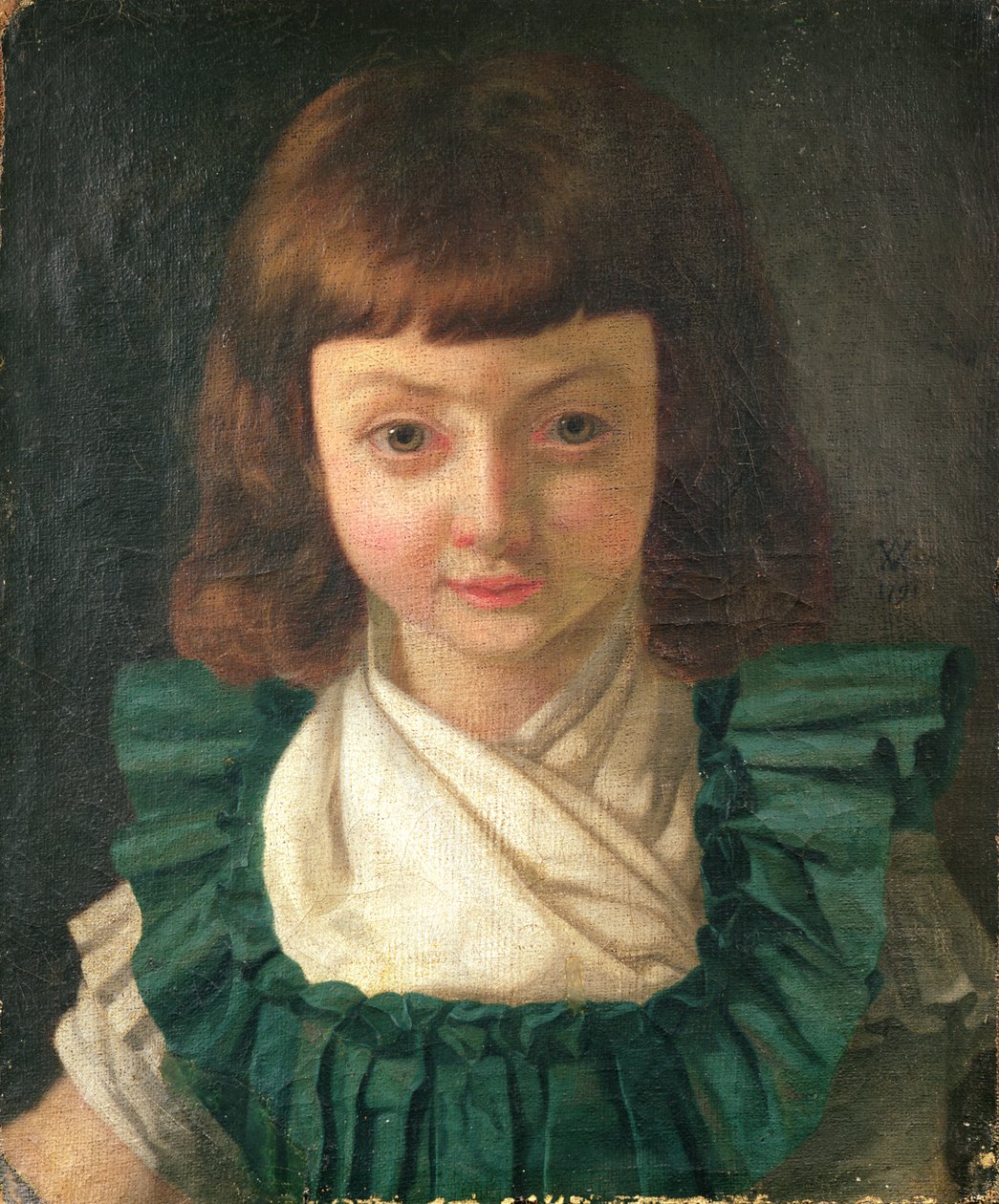 Ritratto di Luigi XVII (1785-95) da bambino, 1791 da Antoine Vestier