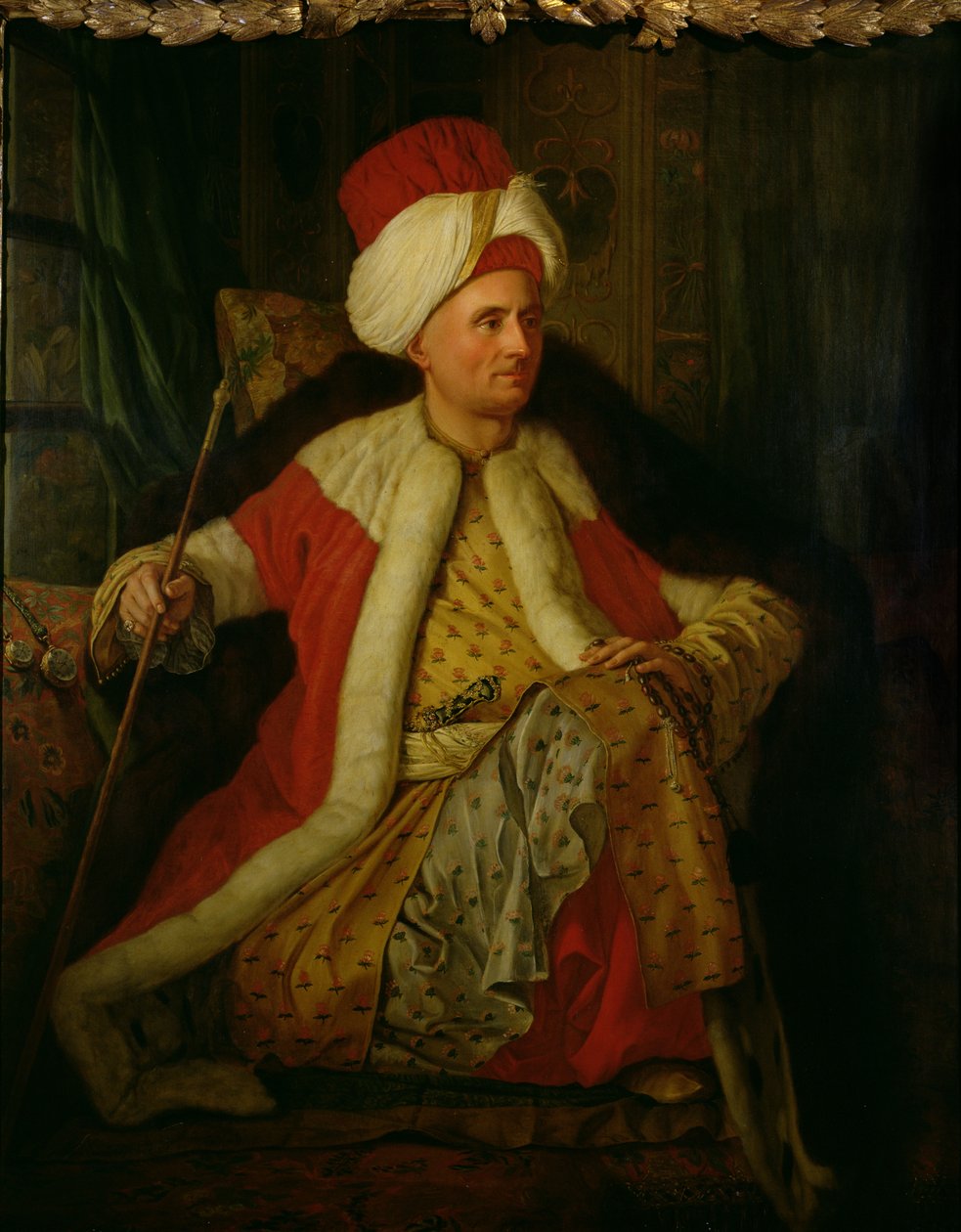 Charles Gravier (1717-87) Conte di Vergennes in costume orientale, 1766 da Antoine de Favray