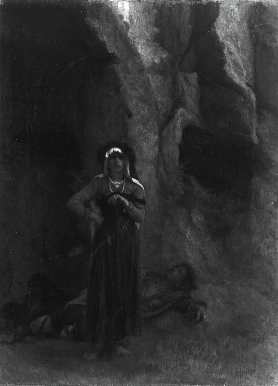 Di guardia, 1860-70 da Antoine Auguste Ernest Hebert