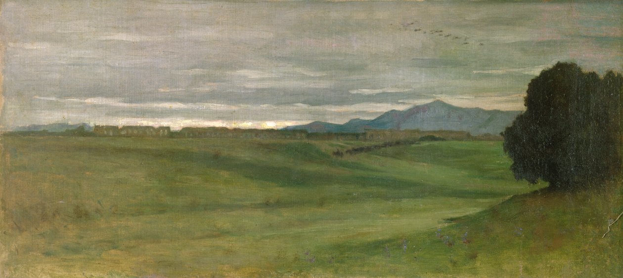 Paesaggio romano da Antoine Auguste Ernest Herbert or Hebert