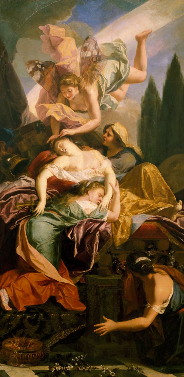 La morte di Didone da Antoine Coypel
