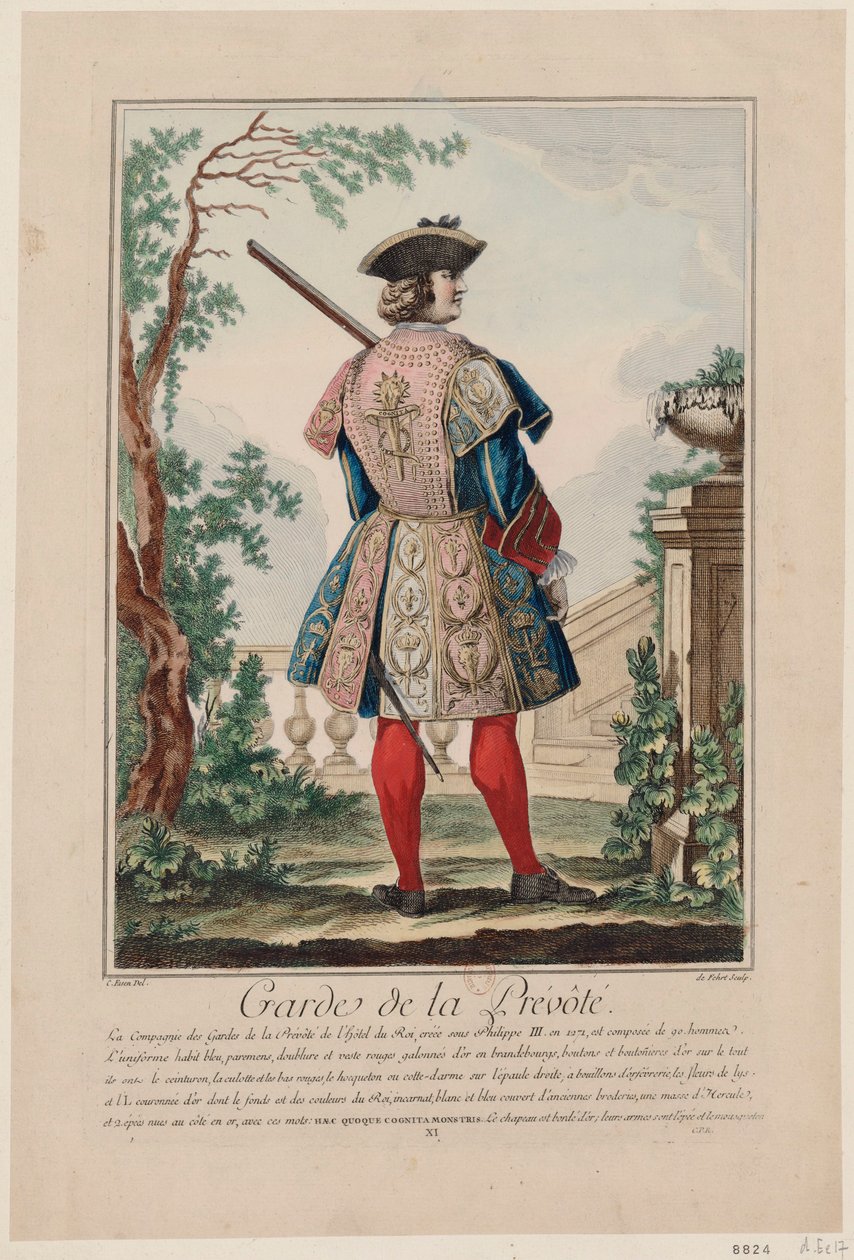 Guardie della prevostura da Antoine Jean De Fehrt