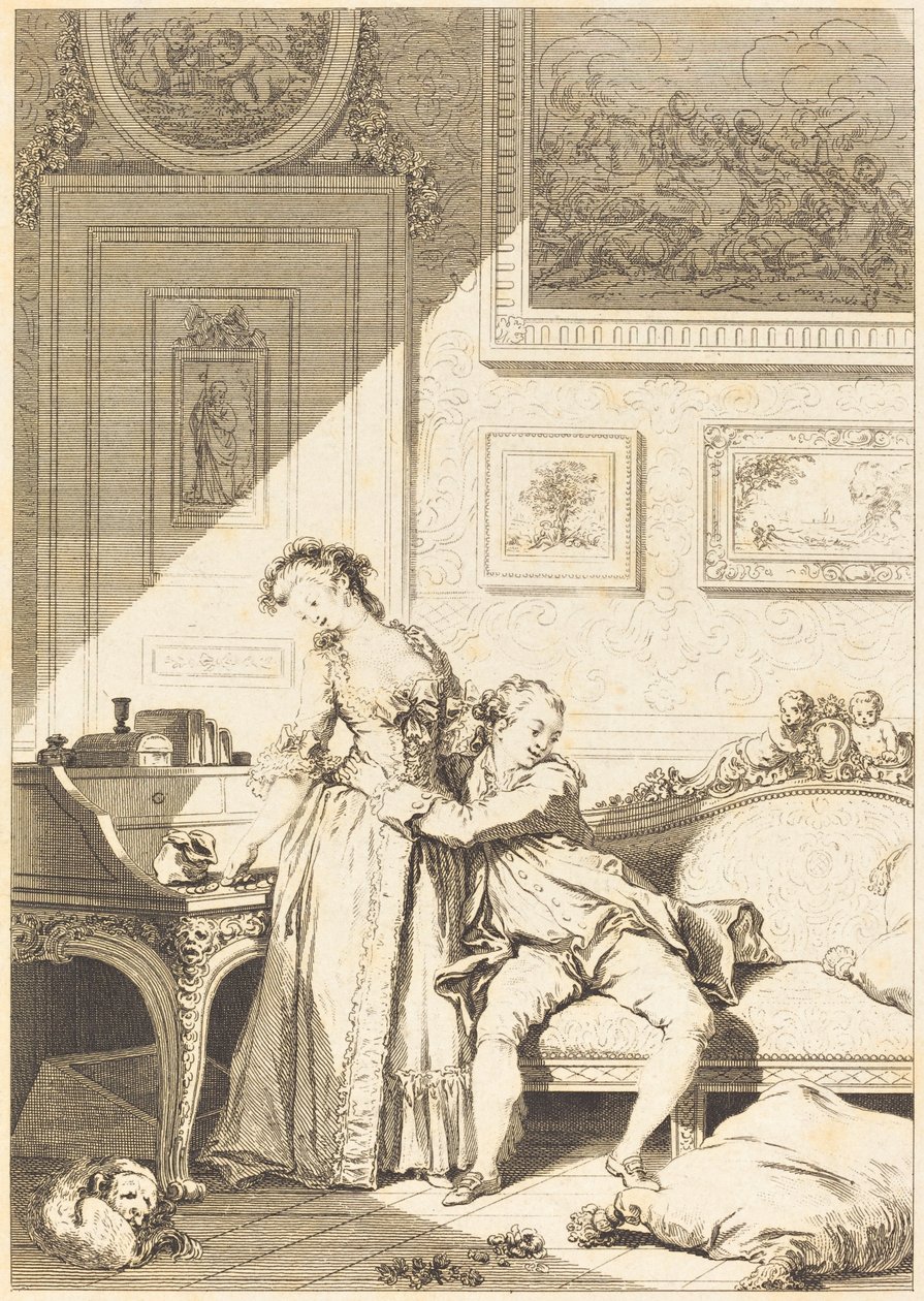 Una donna avara, un galante truffatore da Antoine Jean Duclos