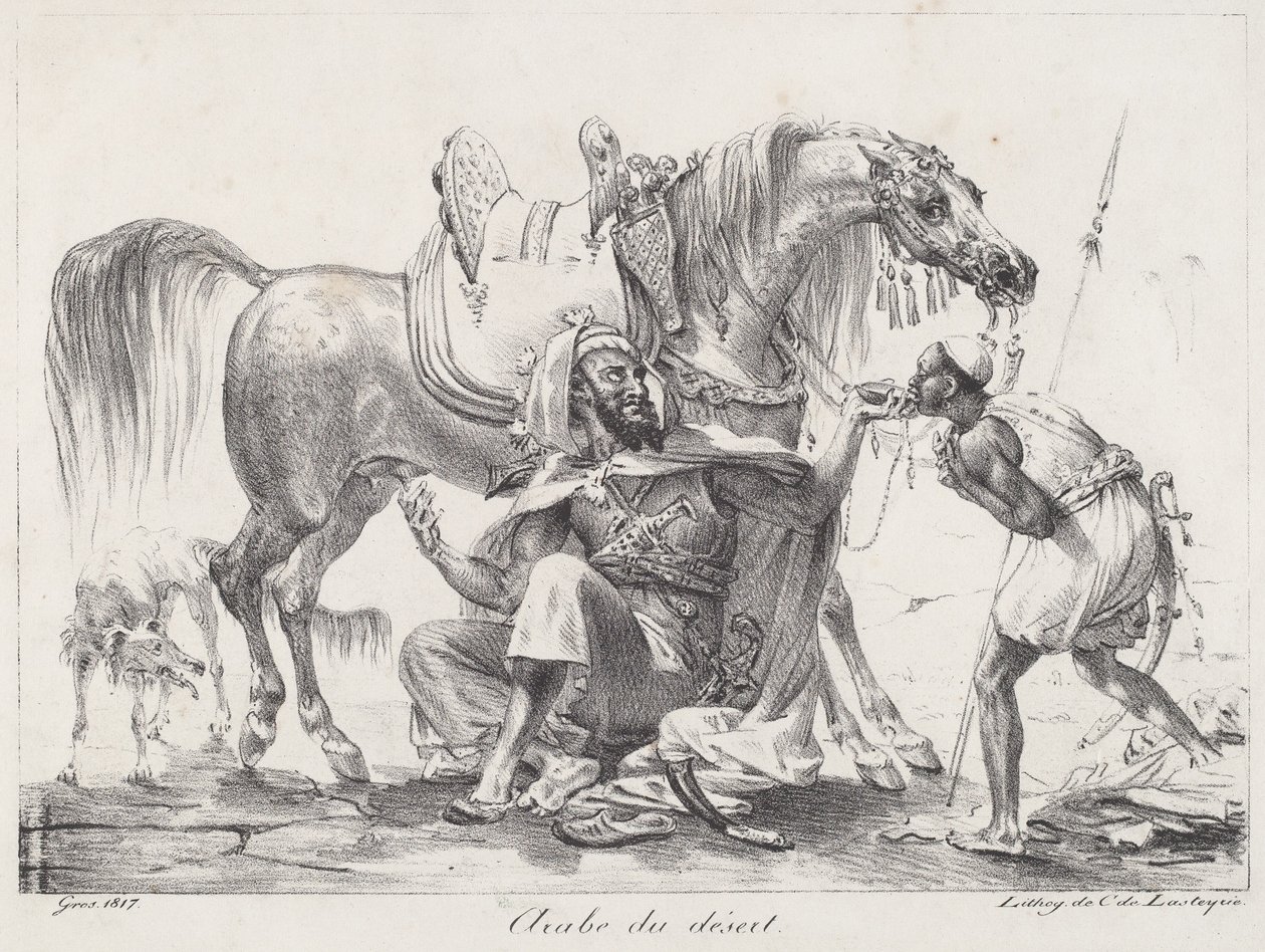 Arabo del deserto da Antoine Jean Gros