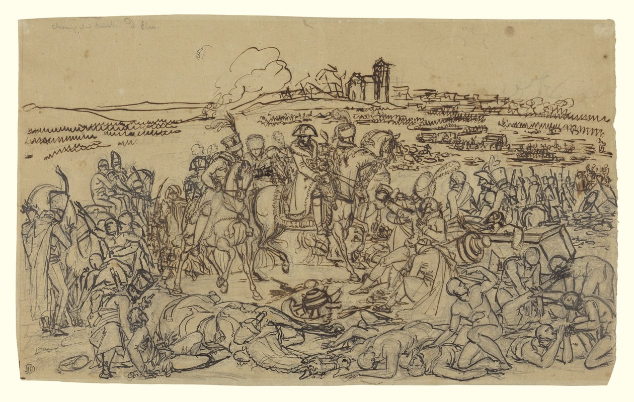 Napoleone sul campo di battaglia di Eylau da Antoine Jean Gros