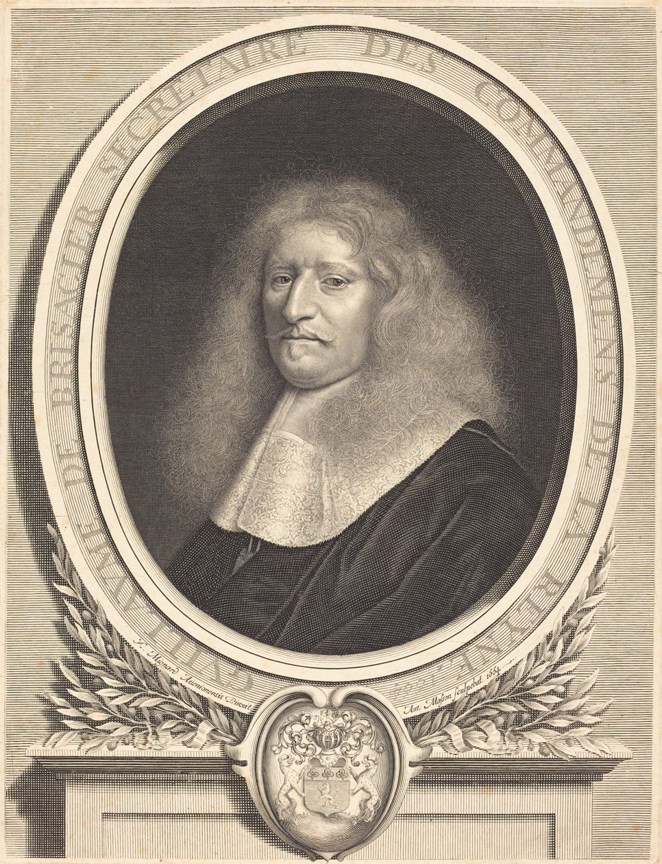 Guillaume de Brisacier da Antoine Masson after Nicolas Mignard