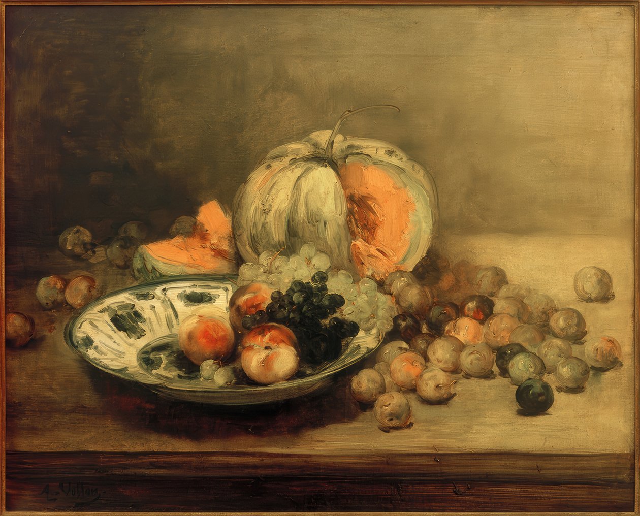 Ciotola cinese con frutta da Antoine Vollon