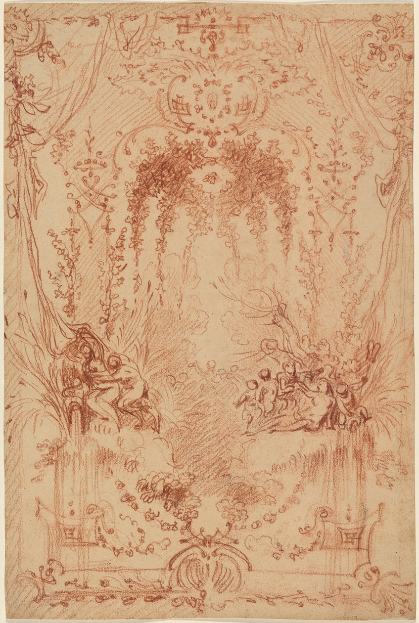 Il pergolato da Antoine Watteau