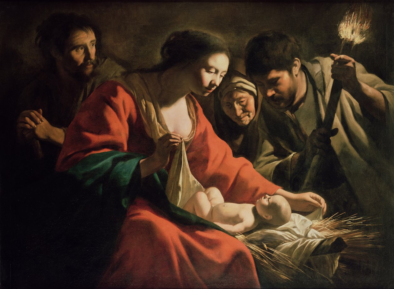 La natività da Antoine and Louis Le Nain