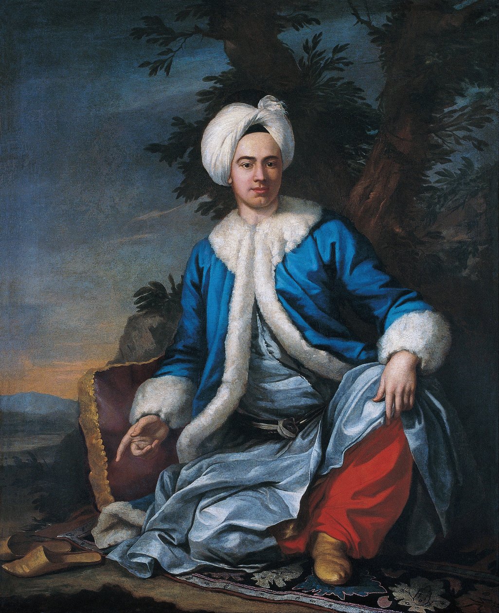 Un europeo in costume turco da Antoine de Favray