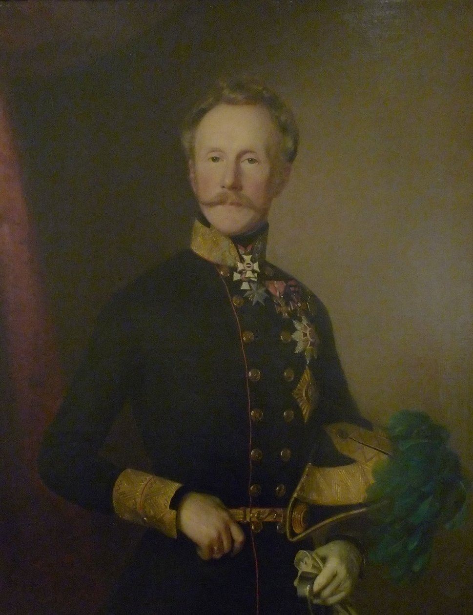 Heinrich Hermann Josef Freiherr von Heß (1788-1870), generale austriaco da Anton Einsle