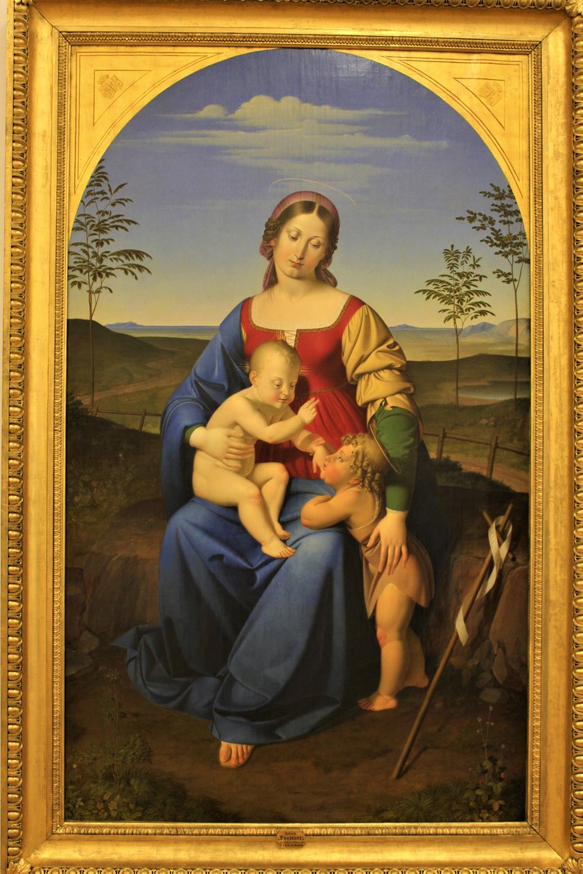 Maria con Gesù e Giovanni Battista da Anton Psenner