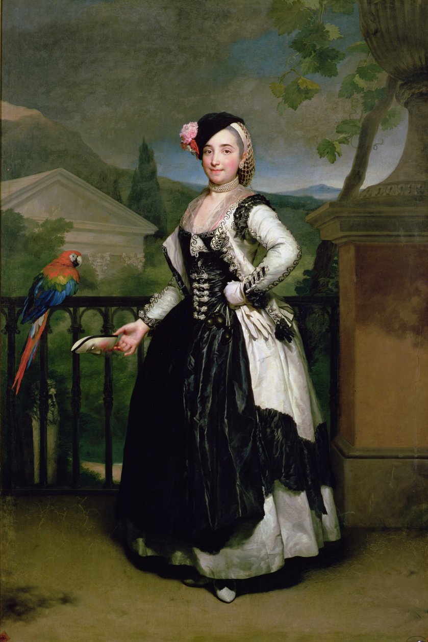 Ritratto di Isabel Parrena Arce, Ruiz de Alarcon y Valdes, Marchesa de Llano, 1770 da Anton Raphael Mengs