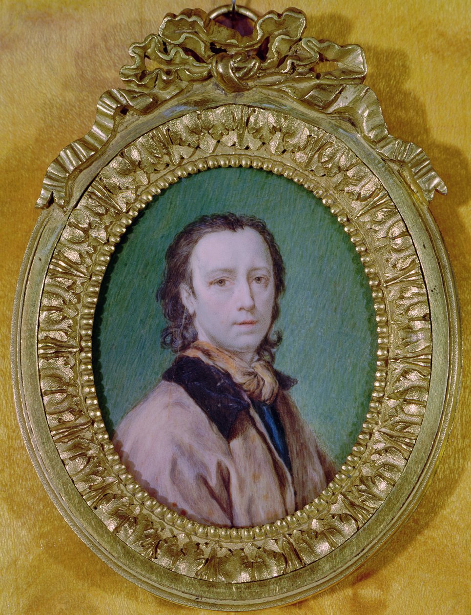 Autoritratto in un medaglione (miniatura) da Anton Raphael Mengs