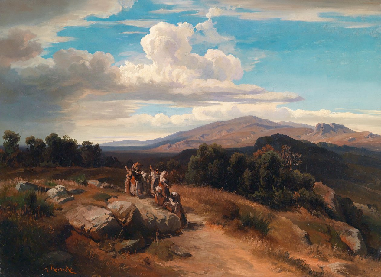 Paesaggio spagnolo da Anton Romako