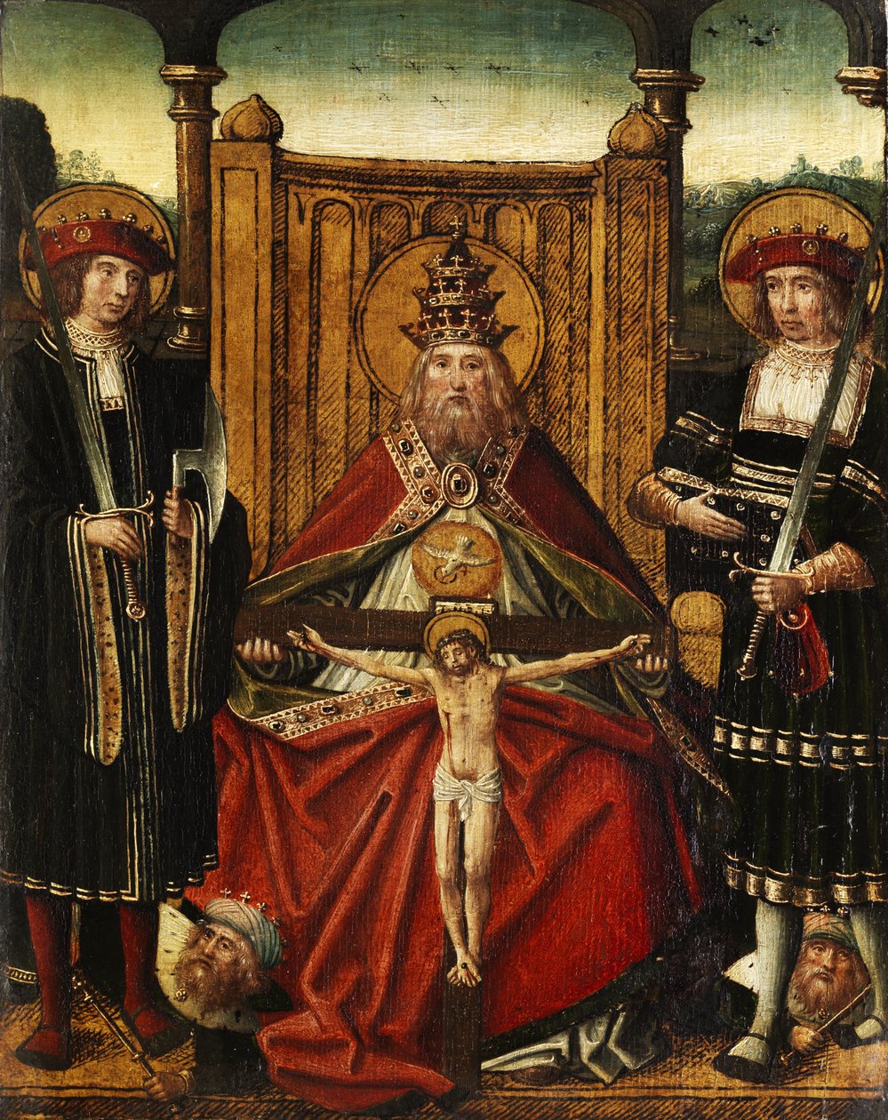 Trinità con due Martiri da Anton Woensam