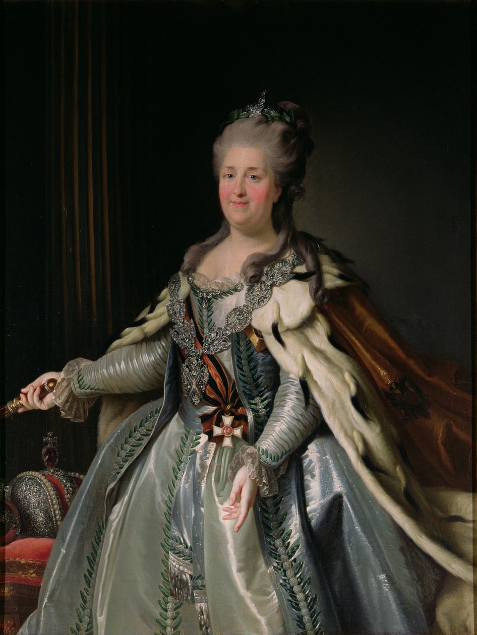 Ritratto di Caterina II (1729-96) da Anton Albertrandi