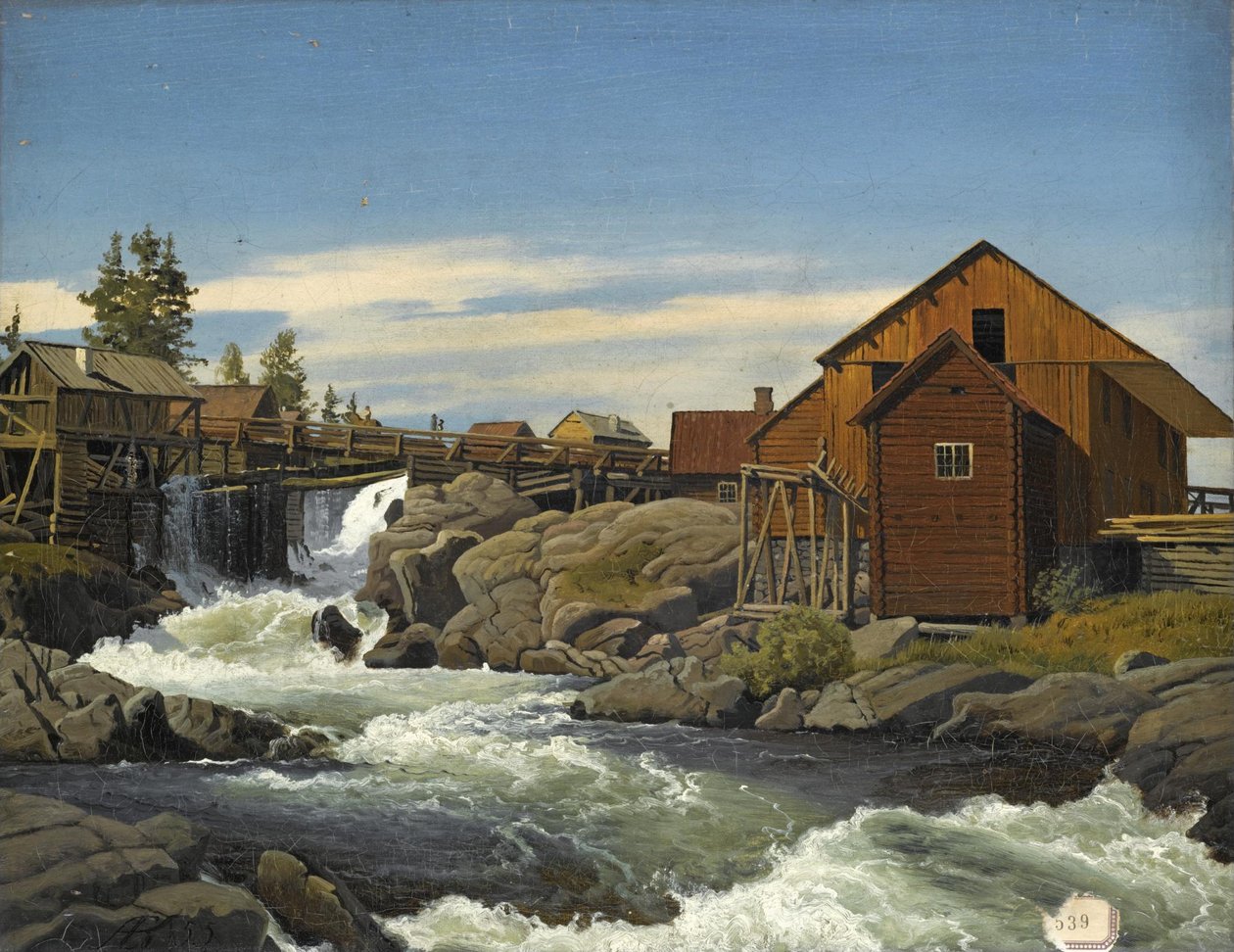 Da Hønefoss da Anton Eduard Kieldrup