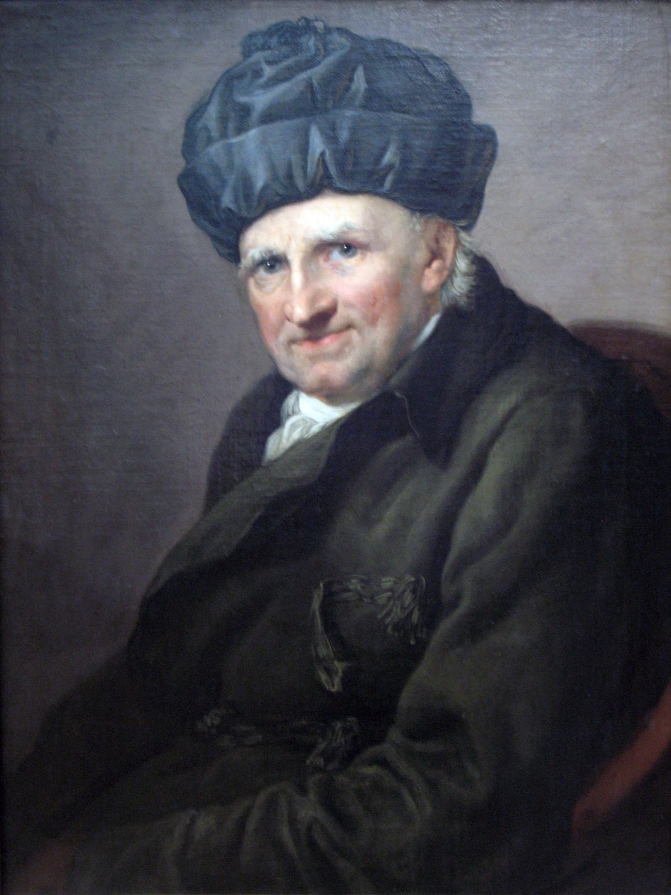 Il prevosto Johann Joachim Spalding in camice da Anton Graff