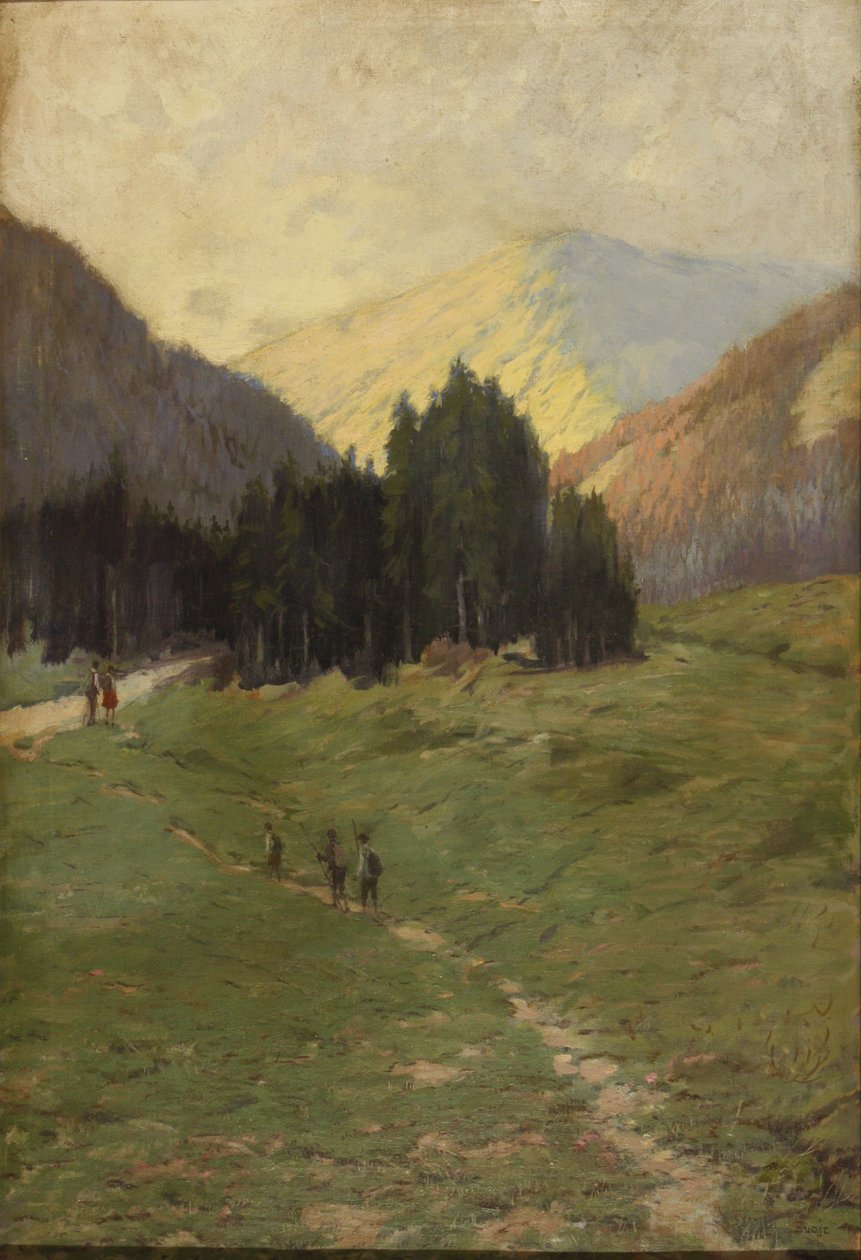 Sloveno: Paesaggio montano da Anton Gvajc