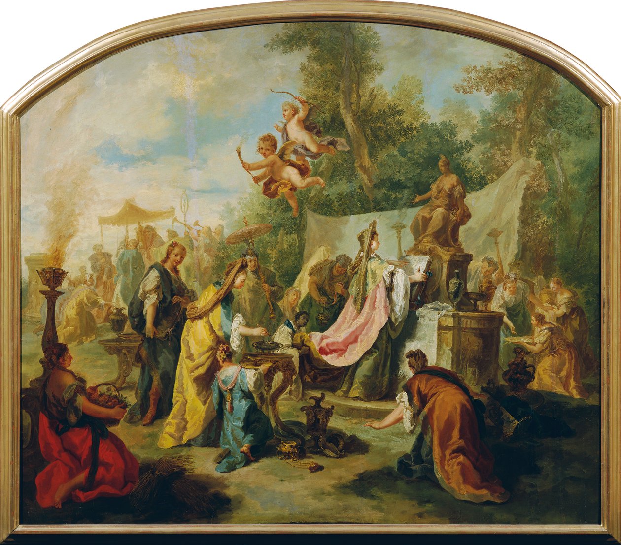 Scena di sacrificio antico da Anton Kern