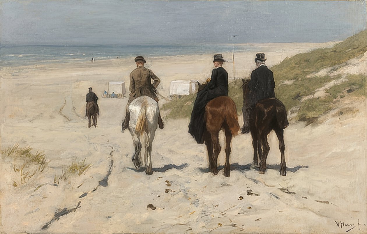 Passeggiata sulla spiaggia da Anton Mauve