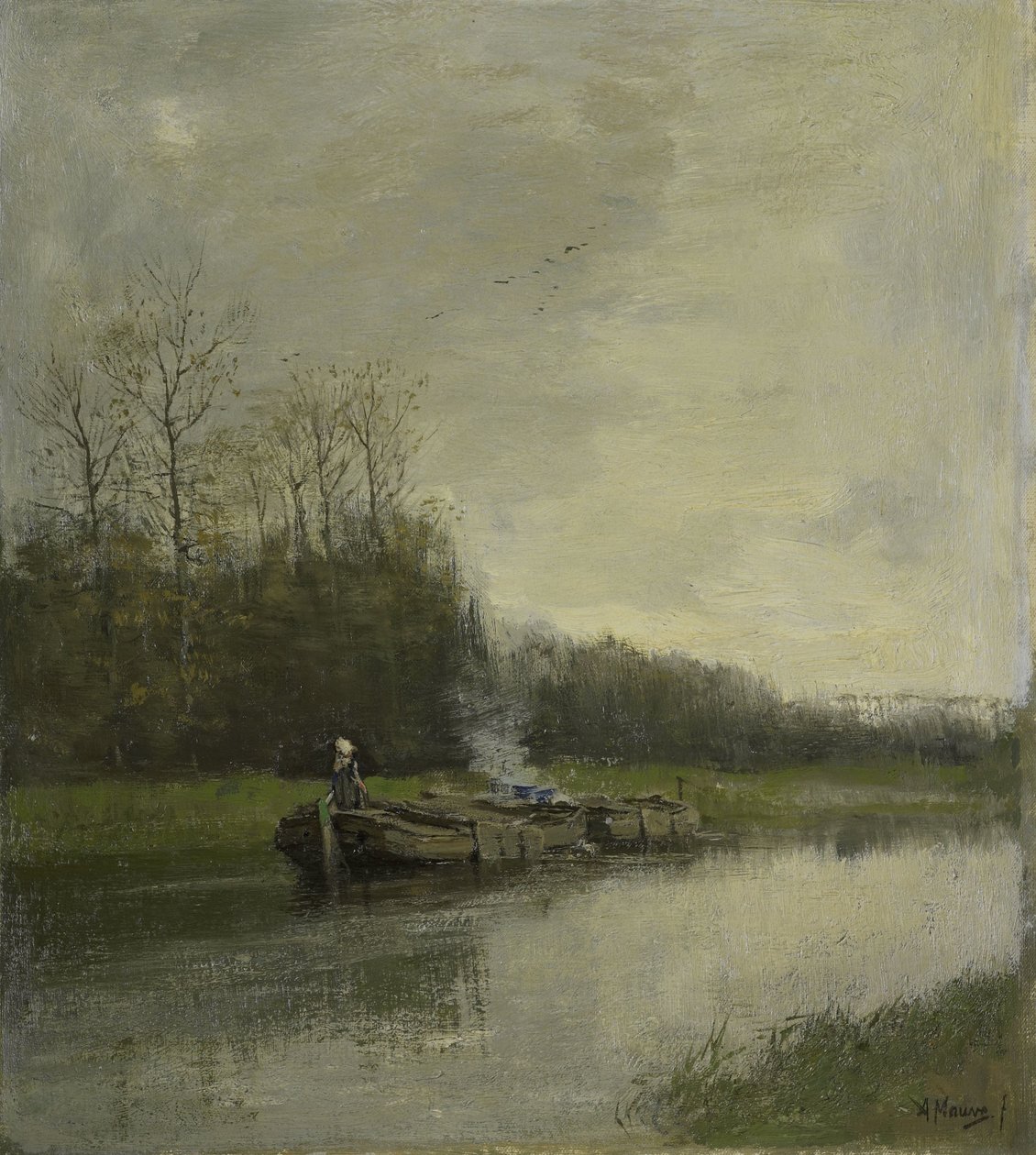 Canale di navigazione da Anton Mauve
